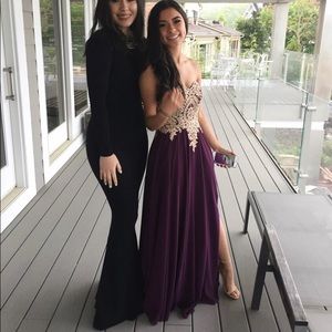 Purple prom dress!